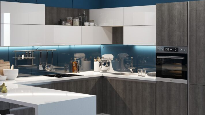 🔥 Хотите купить кухню на заказ в Виннице? Стильные и современные кухни 2020 года без ручке с софт покрытием