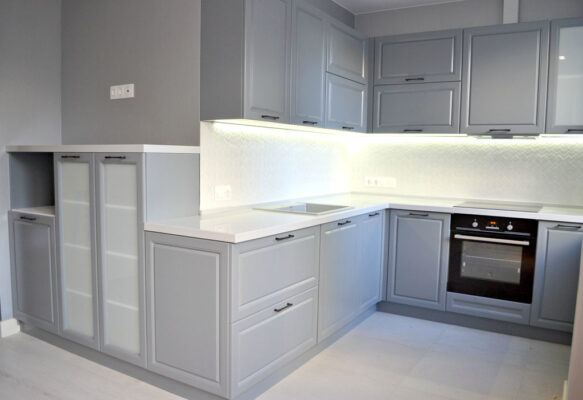 🔥 Хотите купить кухню на заказ в Виннице? Стильные и современные кухни 2020 года без ручке с софт покрытием