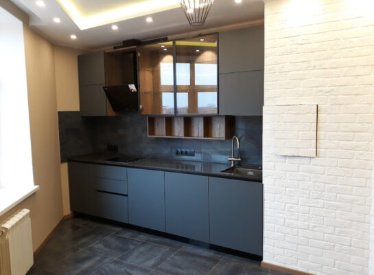 🔥 Хотите купить кухню на заказ в Виннице? Стильные и современные кухни 2020 года без ручке с софт покрытием