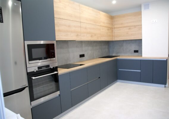 🔥 Хотите купить кухню на заказ в Виннице? Стильные и современные кухни 2020 года без ручке с софт покрытием